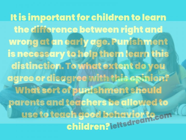 It is important for children to learn the difference between right and ...