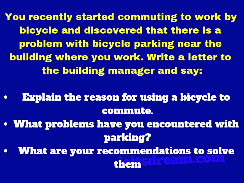 You recently started commuting to work by bicycle and discovered that there