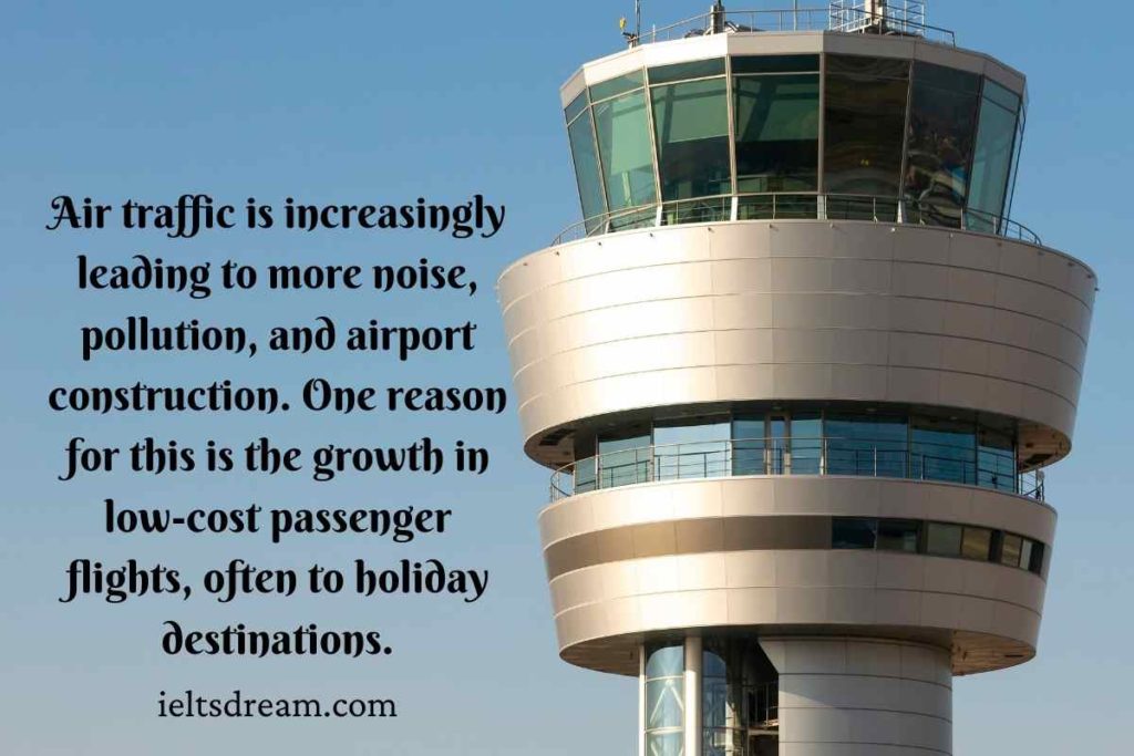 Air traffic is increasingly leading to more noise