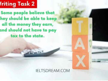 Some people believe that they should be able to keep all the money tax