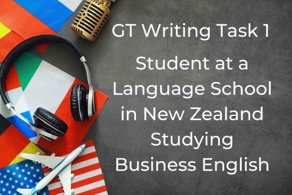 Student at a Language School in New Zealand Studying Business English