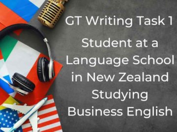 Student at a Language School in New Zealand Studying Business English