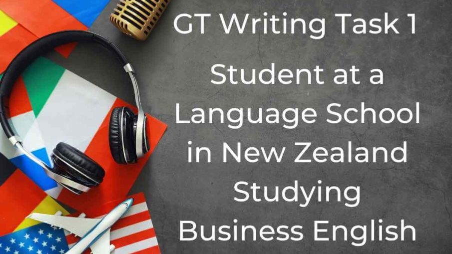 Student at a Language School in New Zealand Studying Business English