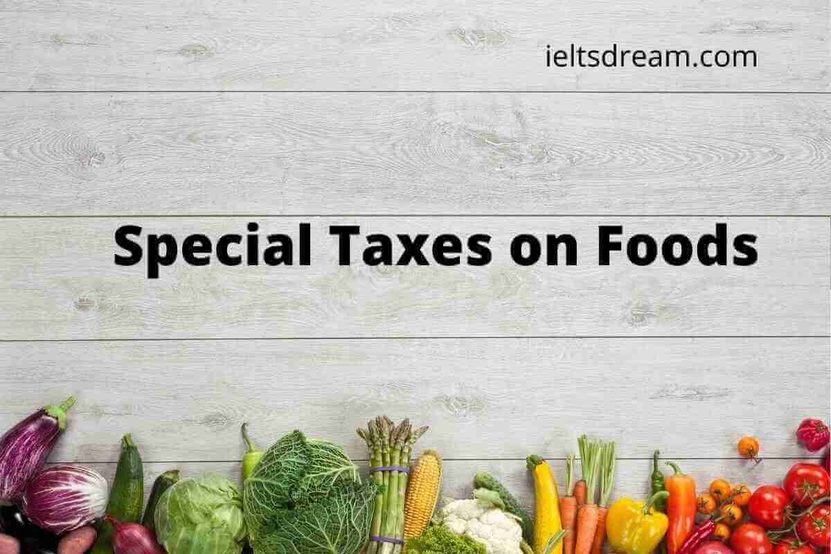 The Government in Many Countries Has Recently Introduced Special Taxes on Foods and Beverages with High Levels of Sugar