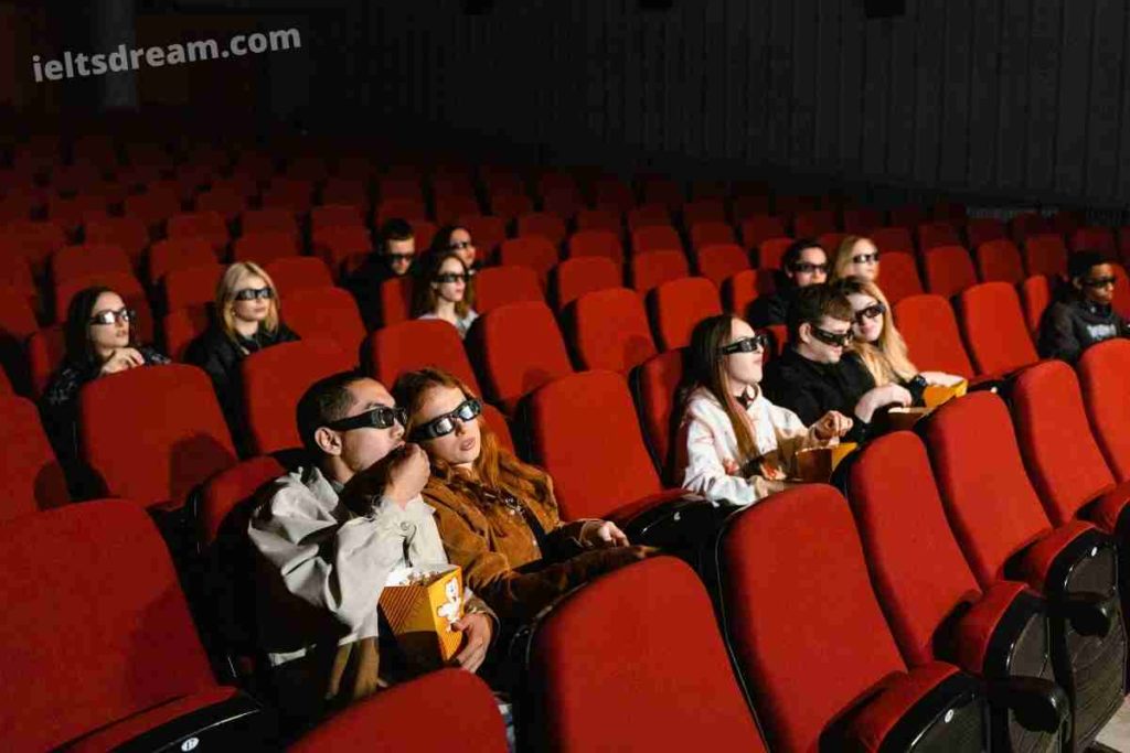 The Line Chart Shows Average Attendance at The Cinema