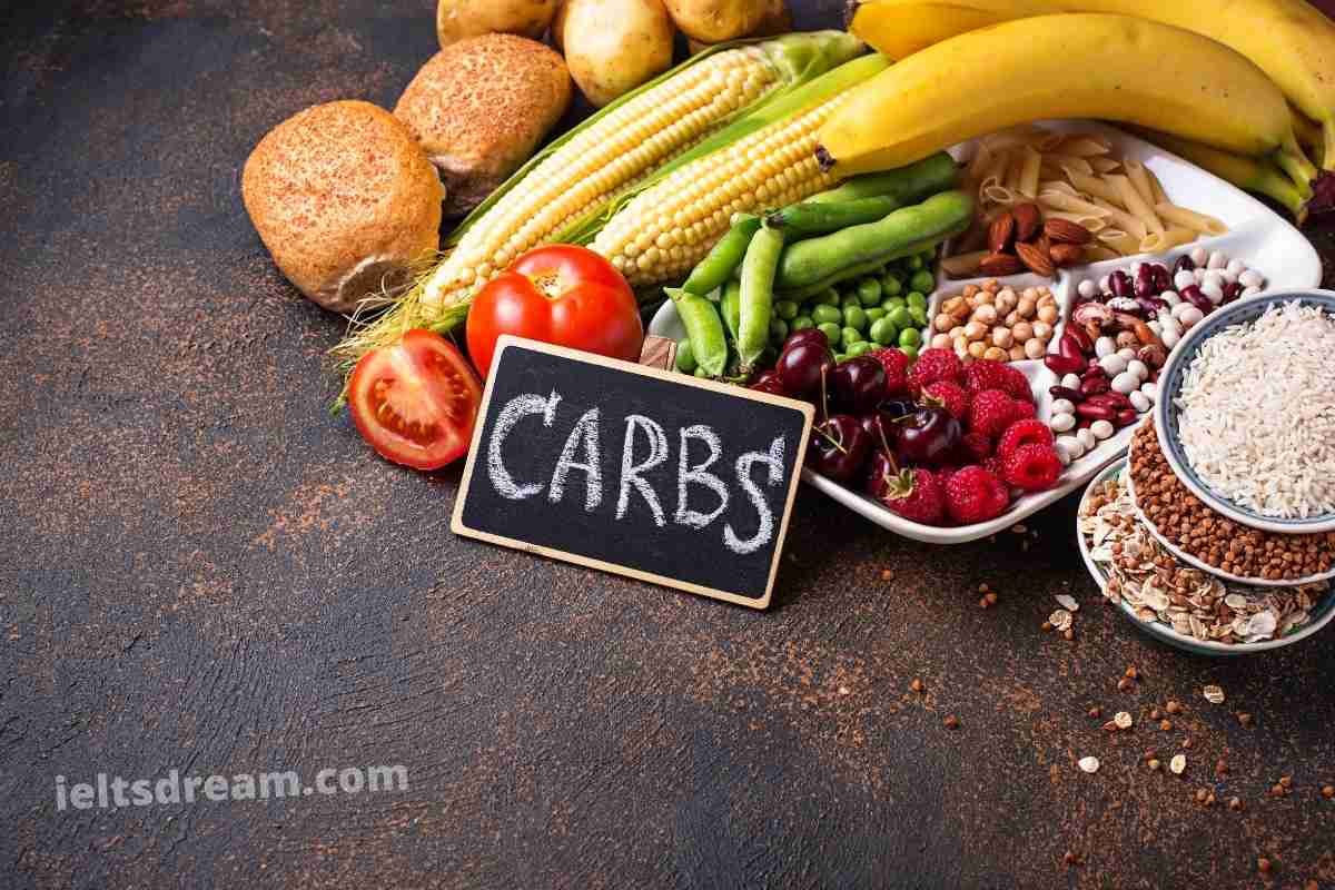 The Table Below Gives Information on The Proportion of Carbohydrates GT Writing Task 1