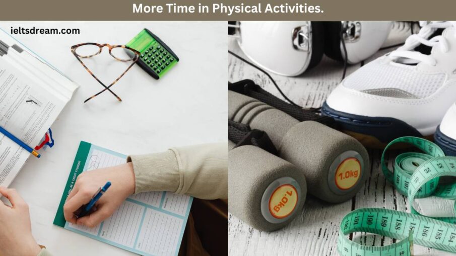 Parents should encourage children to spend less time on studies and more time in physical activities