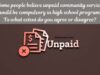 Some people believe that unpaid community service should be a compulsory part of high school programs (for example, working for a charity, improving the neighbourhood or teaching sports to younger children). To what extent do you agree or disagree?