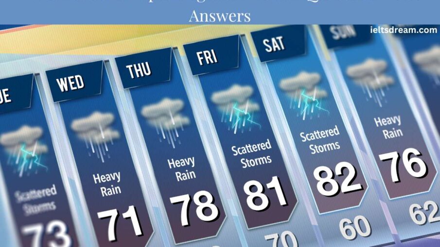 Weather: IELTS Speaking Introduction Questions With Answers